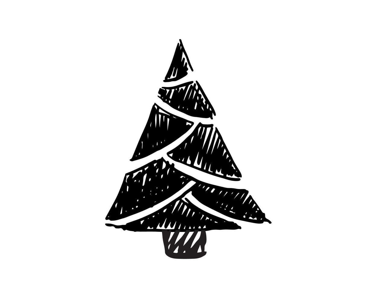 Christmas tree design, vector set. 9463414 Vector Art at Vecteezy