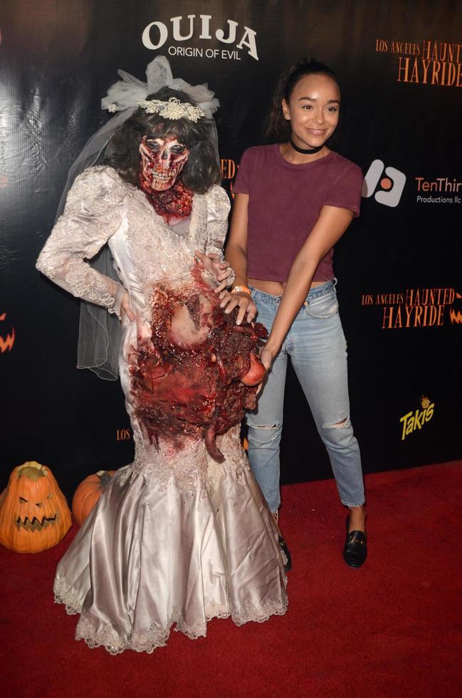 LOS ANGELES, OCT 9 -  Ashley Madekwe at the Haunted Hayride 8th Annual VIP Black Carpet Event at the Griffith Park on October 9, 2016 in Los Angeles, CA photo