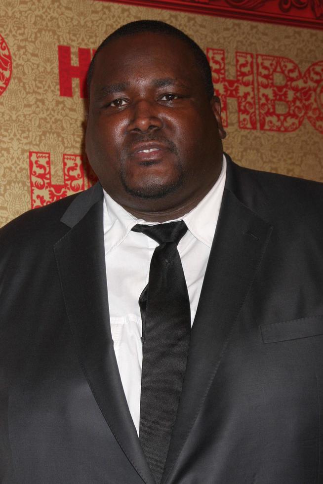 LOS ANGELES, JAN 12 -  Quinton Aaron at the HBO 2014 Golden Globe Party at the Beverly Hilton Hotel on January 12, 2014 in Beverly Hills, CA photo