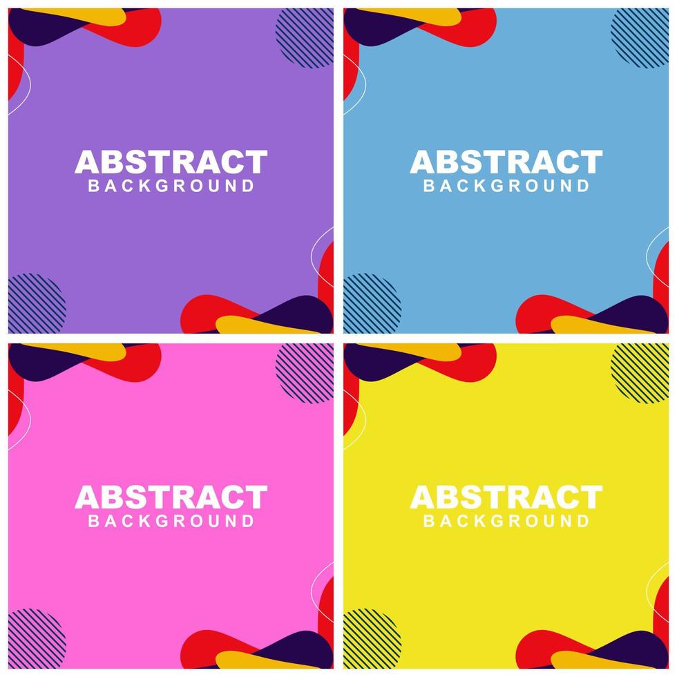 Abstract colorful geometric background texture illustration with circles. Cool for banner, social media template, poster and flyer template vector