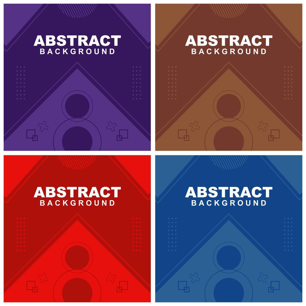 Illustration set vector of abstract background color with pink and yellow and orange element. Good to use for banner, social media template, poster and flyer template, etc