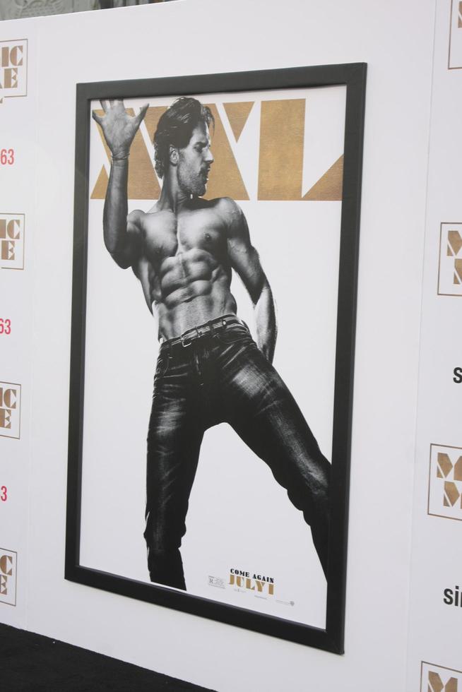 LOS ANGELES, JUN 25 -  Joe Manganiello Magic Mike XXL Poster at the Magic Mike XXL Premiere at the TCL Chinese Theater on June 25, 2015 in Los Angeles, CA photo