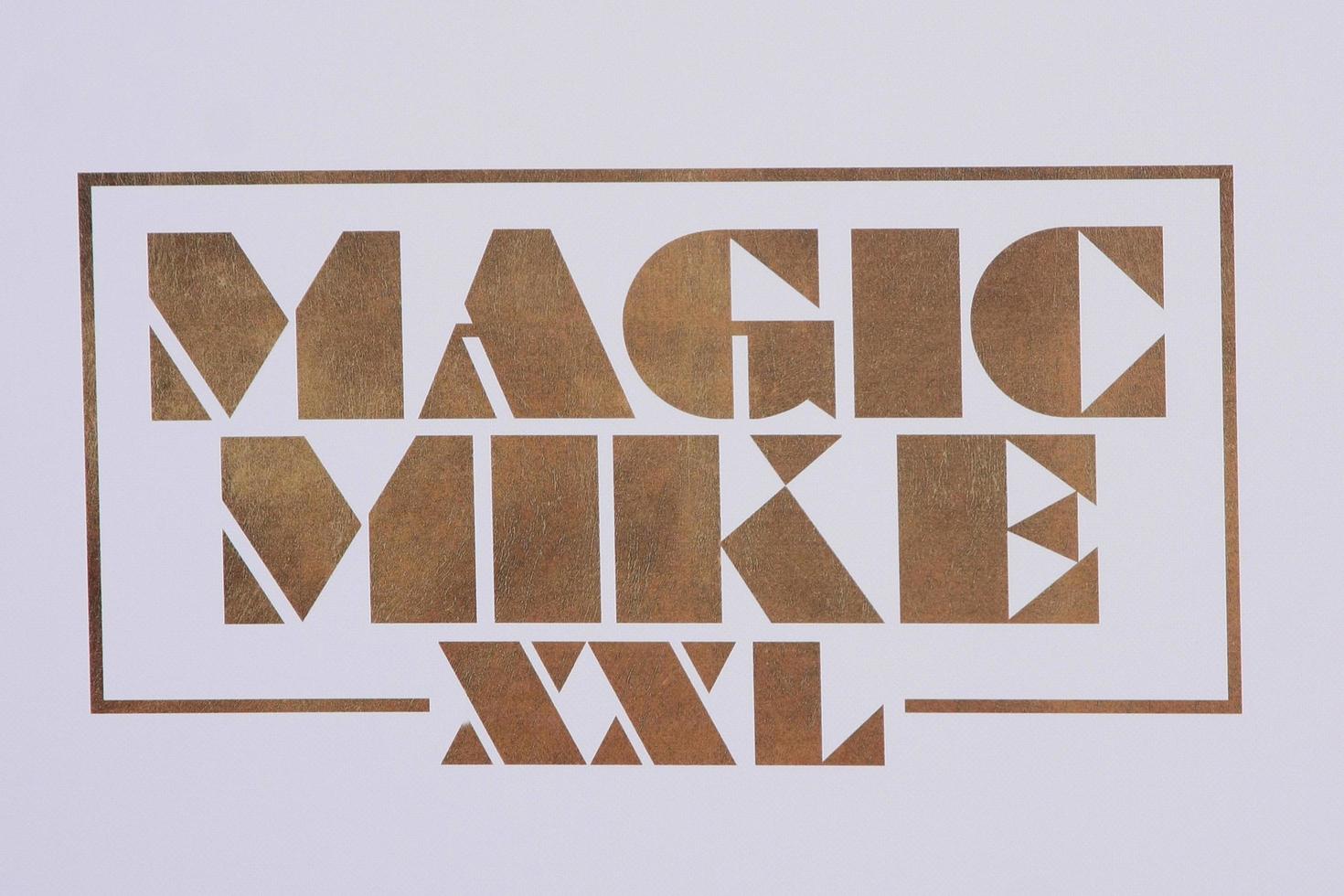 LOS ANGELES, JUN 25 -  Magic Mike XXL Emblem at the Magic Mike XXL Premiere at the TCL Chinese Theater on June 25, 2015 in Los Angeles, CA photo