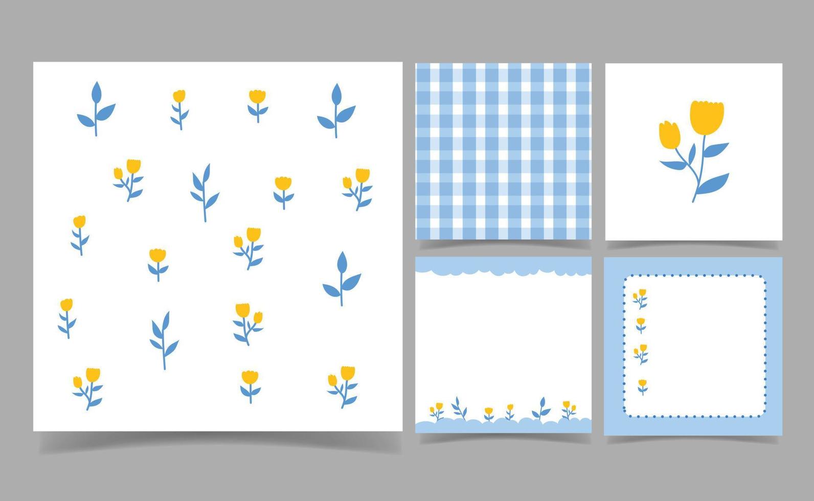 plantilla de notas de memo azul para el diseño de tarjetas de reserva de chatarra de saludo. fondo abstracto. papel de regalo de papel pintado. vector