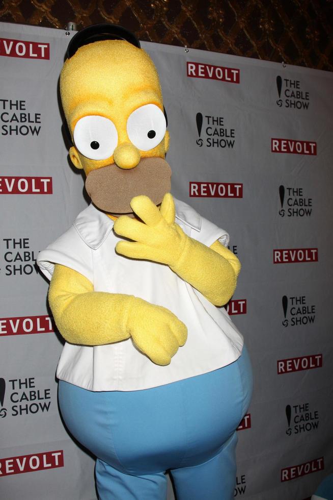 LOS ANGELES, APR 30 -  Homer Simpson at the NCTA   s Chairman   s Gala Celebration of Cable with REVOLT at The Belasco Theater on April 30, 2014 in Los Angeles, CA photo