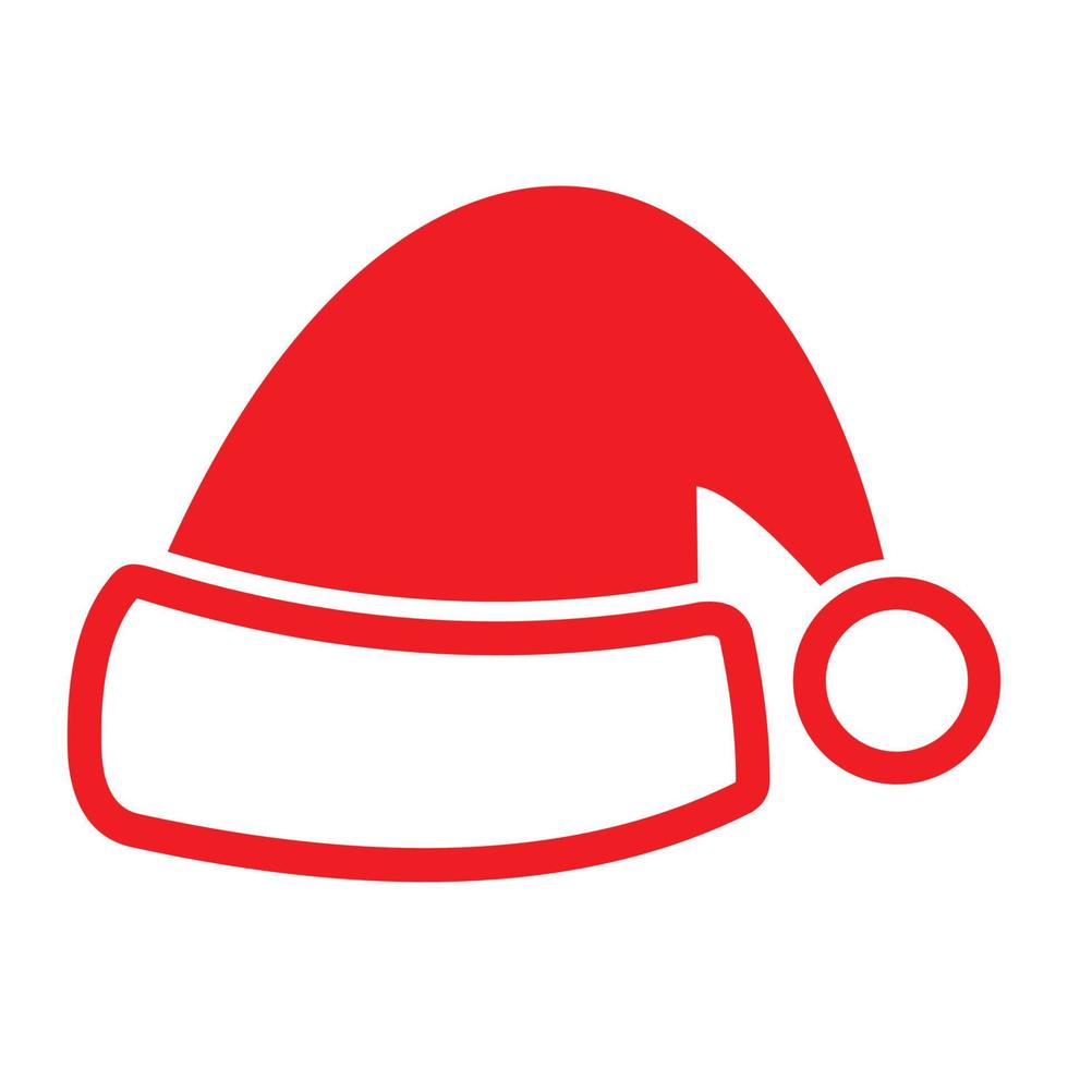 Realistic santa hat vector - a shaped covering for the head worn for warmth, as a fashion item, or as part of a uniform.