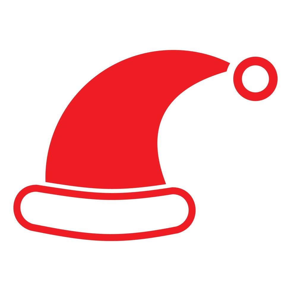 Realistic santa hat vector - a shaped covering for the head worn for warmth, as a fashion item, or as part of a uniform.