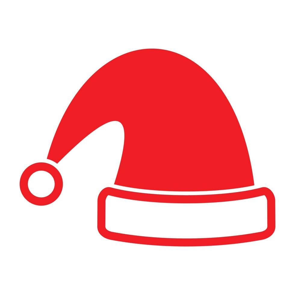 Realistic santa hat vector - a shaped covering for the head worn for warmth, as a fashion item, or as part of a uniform.