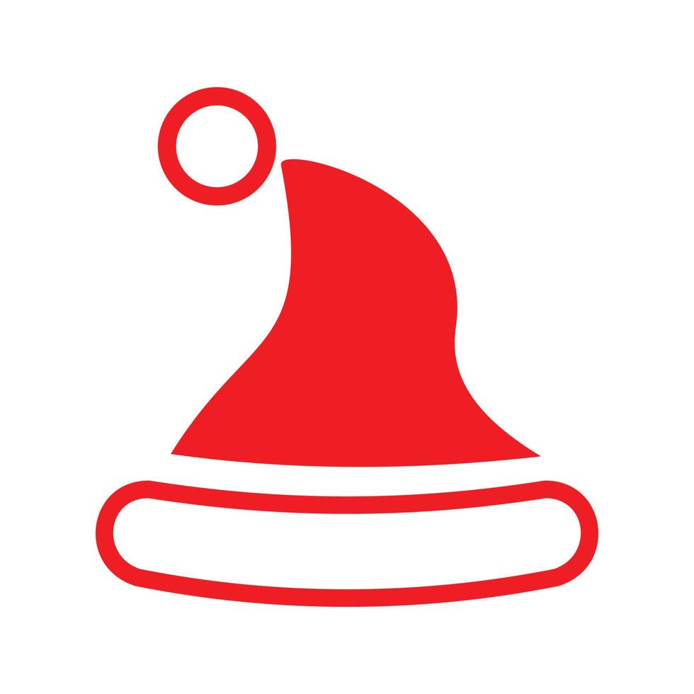 Realistic santa hat vector - a shaped covering for the head worn for warmth, as a fashion item, or as part of a uniform.