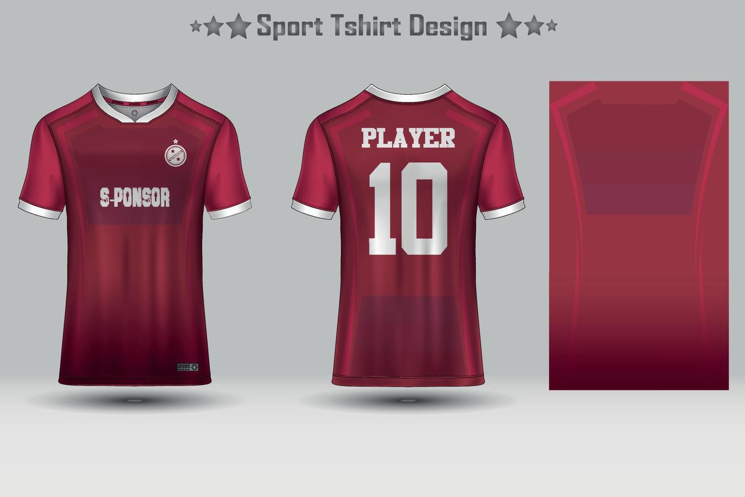 plantilla de maqueta de patrón geométrico de jersey de fútbol abstracto diseño de camiseta deportiva vector