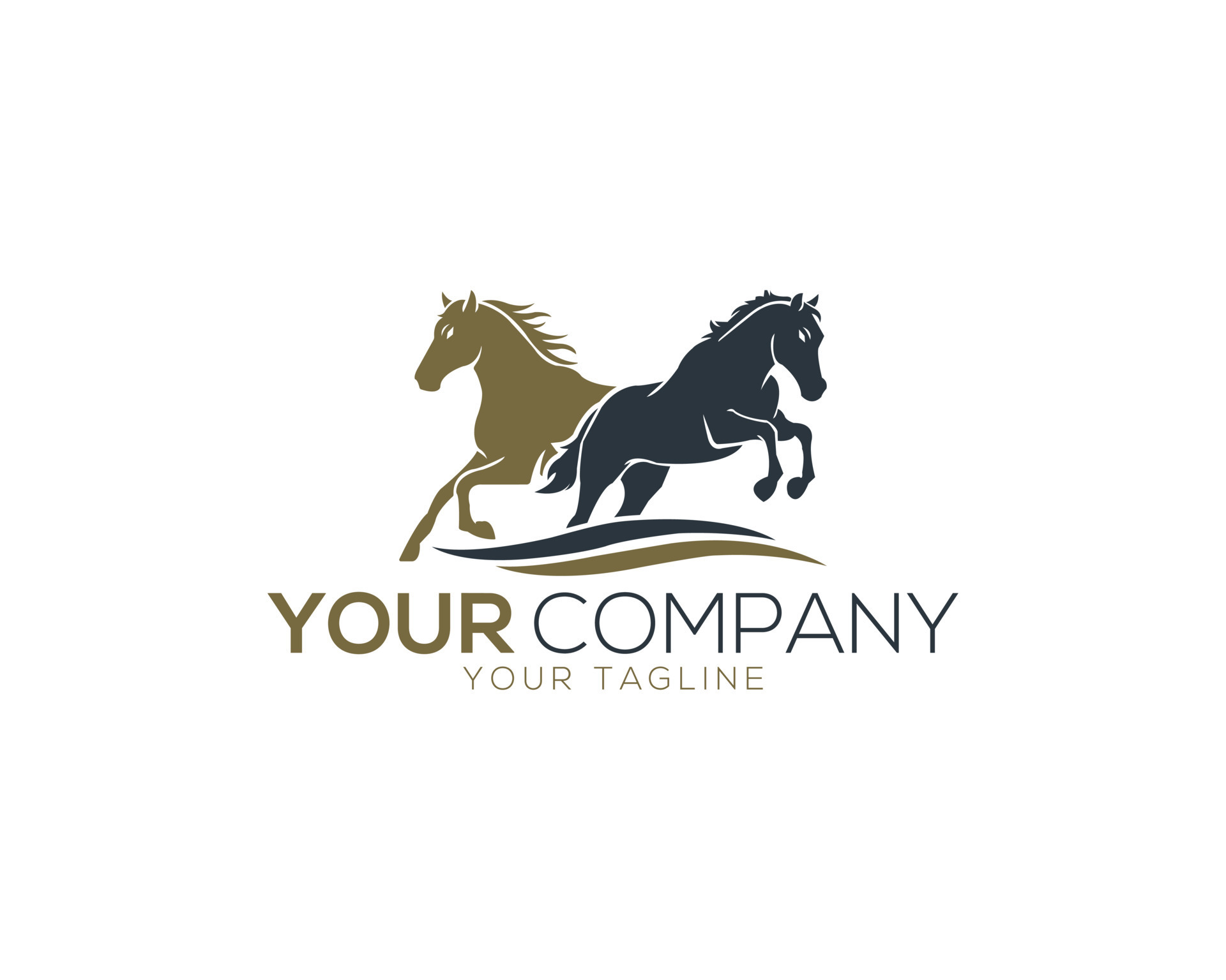 Horse Logo Vector illustration Best For Sport Races Logo Design