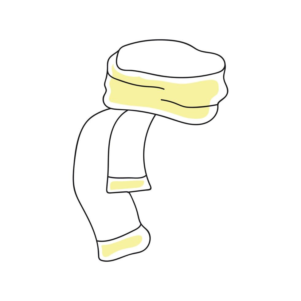 scarf doodle vector 9467546 Vector Art at Vecteezy