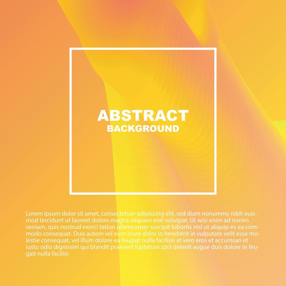 Abstract background with yellow glow color. Suitable for social media post, poster, banner, presentation vector