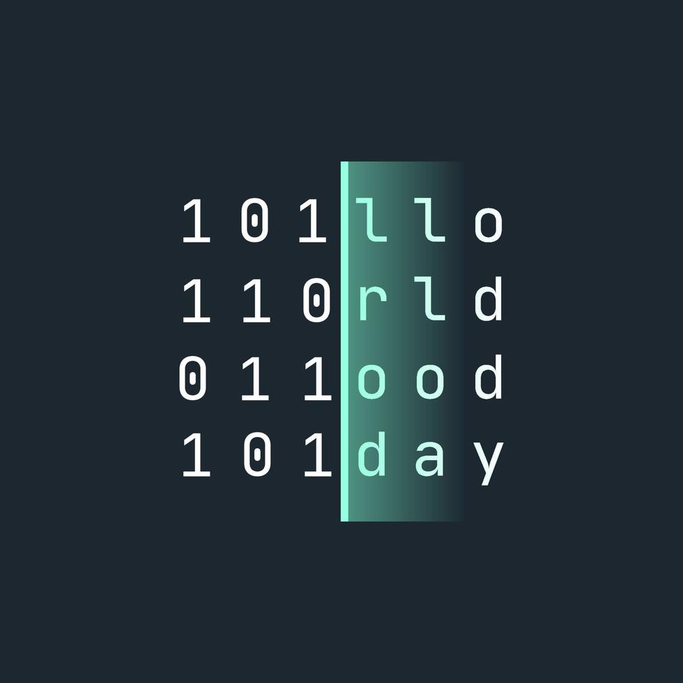 Decryption Process from Encrypted Data in Computer Cryptography Concept Vector Flat Illustration