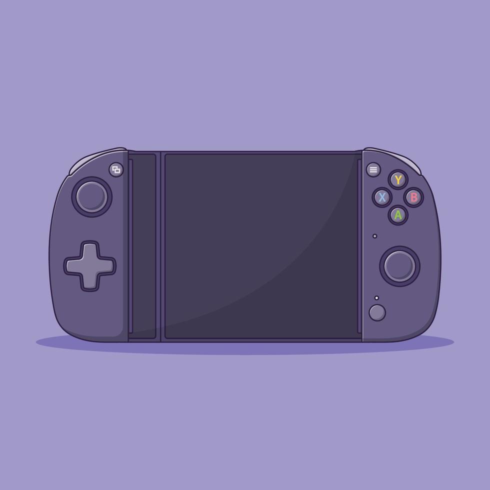 ilustración de icono de vector de gamepad de teléfono inteligente. vector de herramientas de afeitar. estilo de caricatura plano adecuado para la página de inicio web, pancarta, volante, pegatina, papel tapiz, fondo