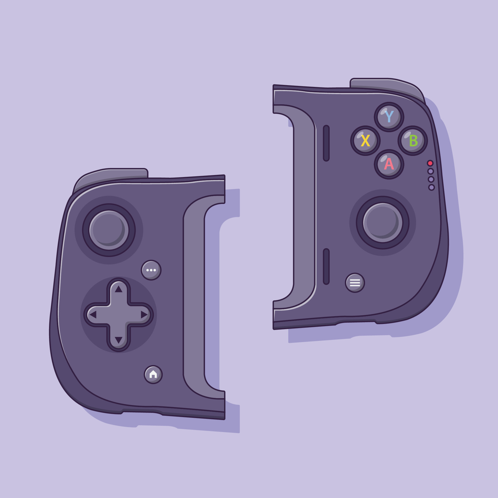 Smartphone Gamepad Vector Icon Illustration. Gaming Equipment Vector. Flat  Cartoon Style Suitable for Web Landing Page, Banner, Flyer, Sticker,  Wallpaper, Background 9468024 Vector Art at Vecteezy