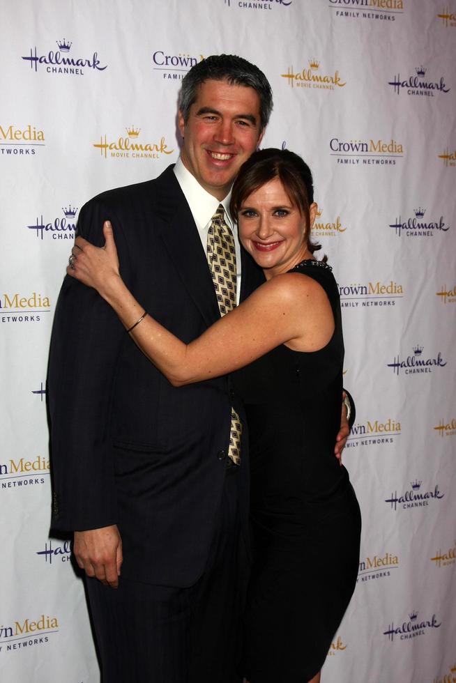 LOS ANGELES, JAN 4 -  Kellie Martin and husband arrives at the Hallmark Channel 2013 Winter TCA Party  at Huntington Library  and Gardens on January 4, 2013 in San Marino, CA photo