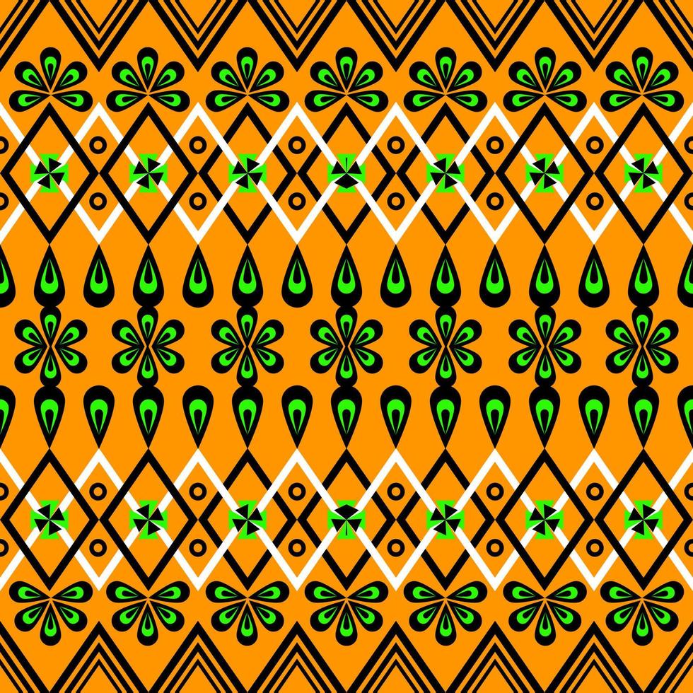 ornamento folclórico geométrico ikat. textura vectorial étnica tribal. patrón de rayas impecable al estilo azteca. Figura bordado tribal. indio, escandinavo, gyp sy, mexicano, patrón popular patrón ikat vector
