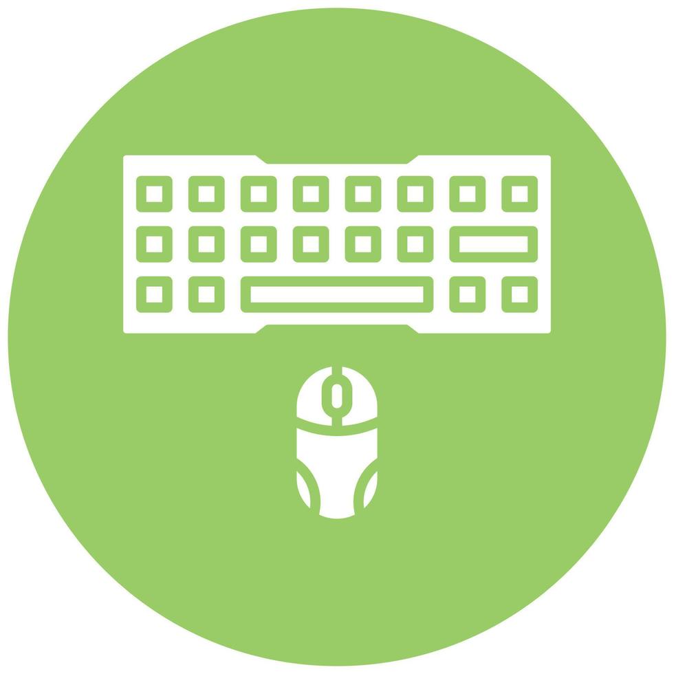 Gaming Keyboard And Mouse Icon Style 9468626 Vector Art at Vecteezy