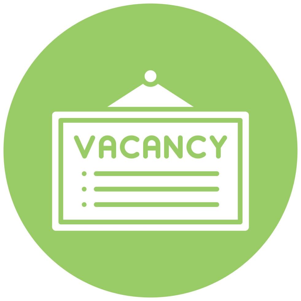 Job Vacancy Icon Style vector