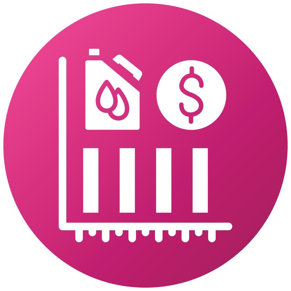 Oil Stock Market Icon Style vector