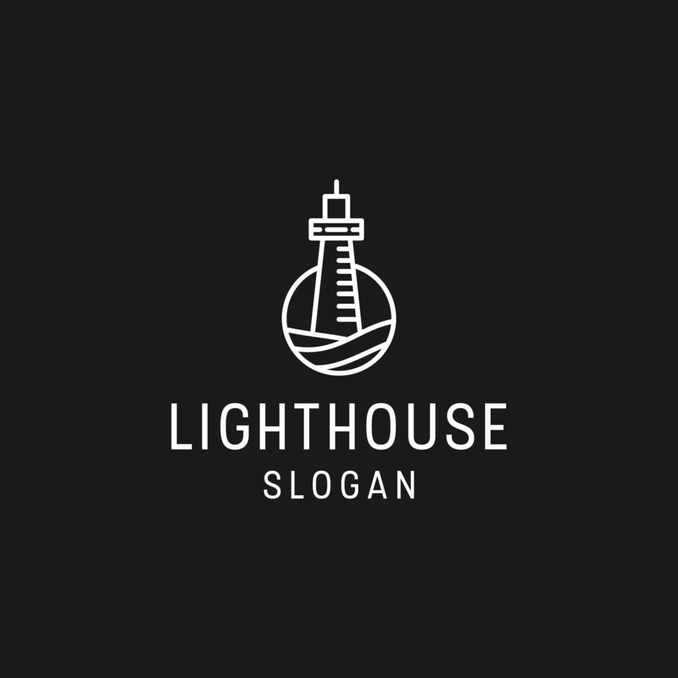 Ilustración de vector de plantilla de diseño de icono de logotipo de casa de luz