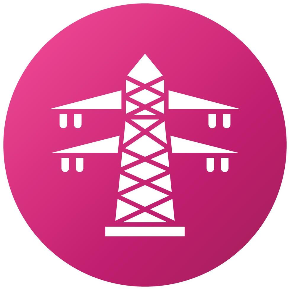 Transmission Tower Icon Style vector