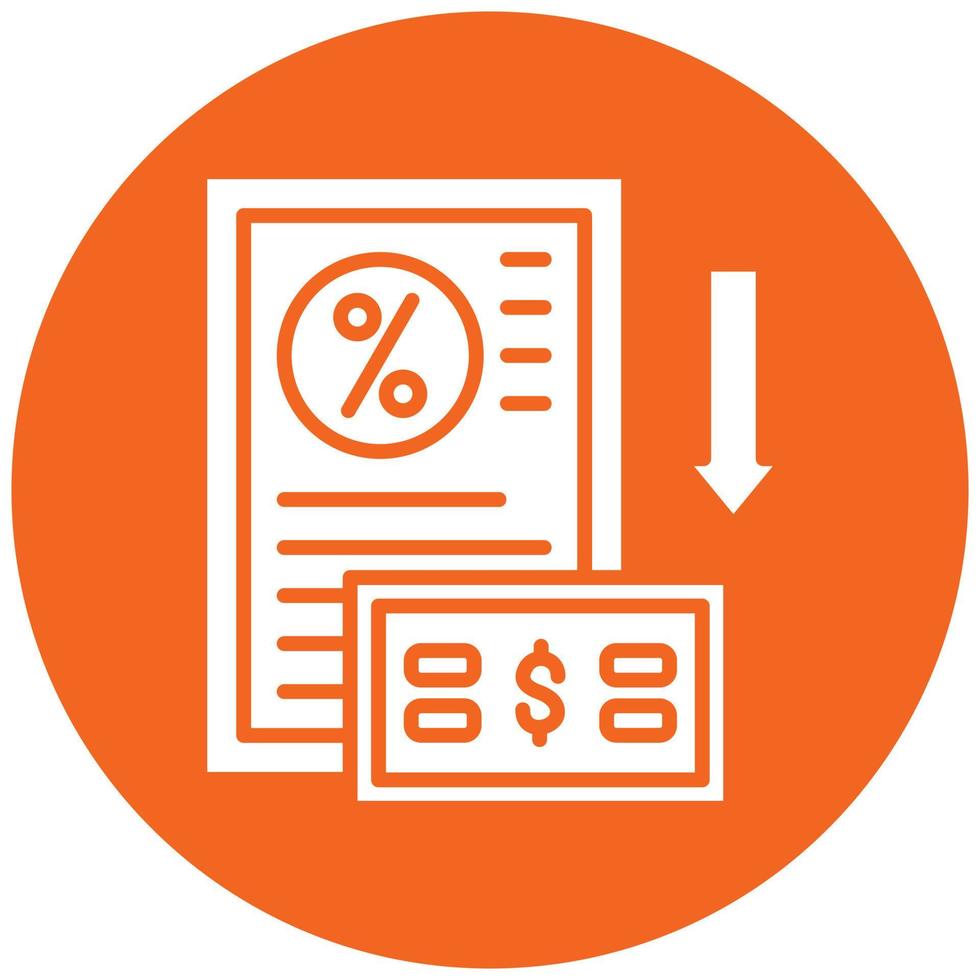 Down Payment Icon Style vector