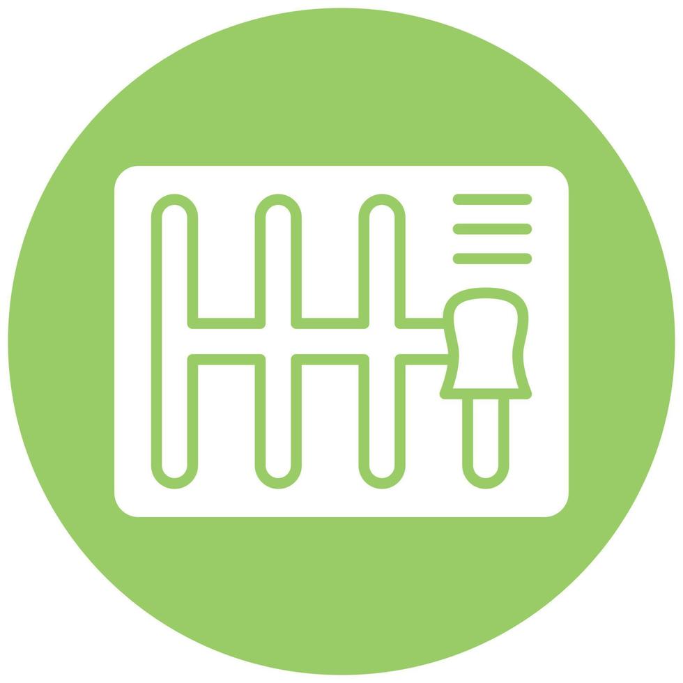 Manual Transmission Icon Style vector