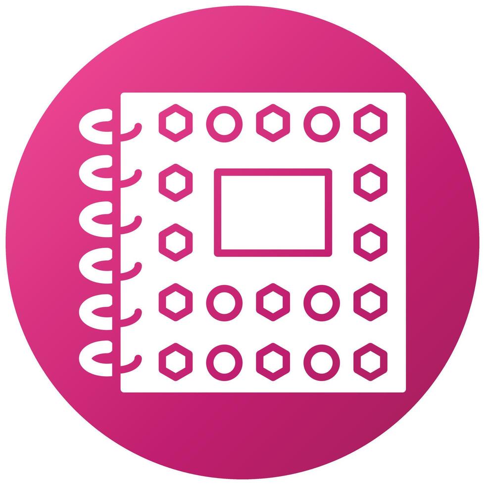 Notebook Icon Style vector
