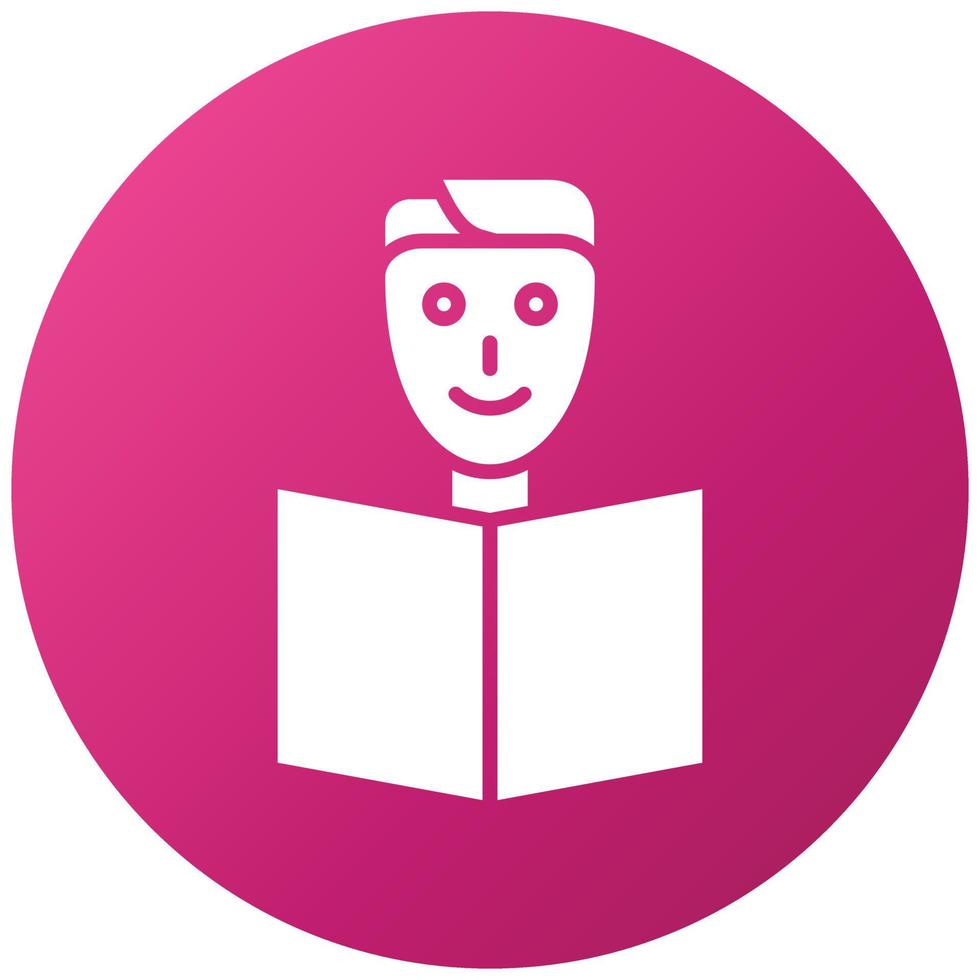 Reading Icon Style vector