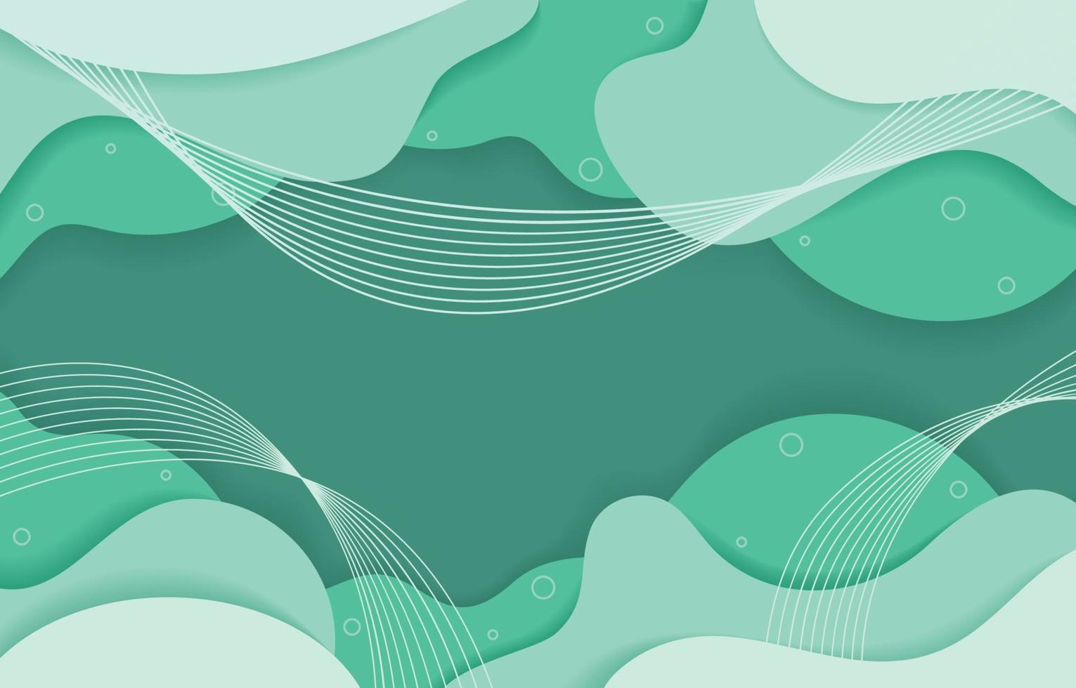 Mint Green Abstract Liquid Background vector