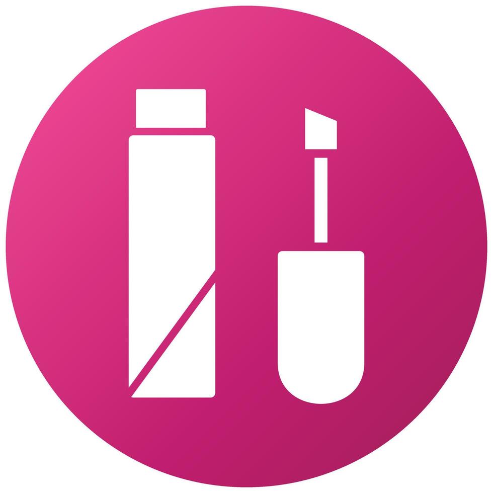 Lip Gloss Icon Style vector