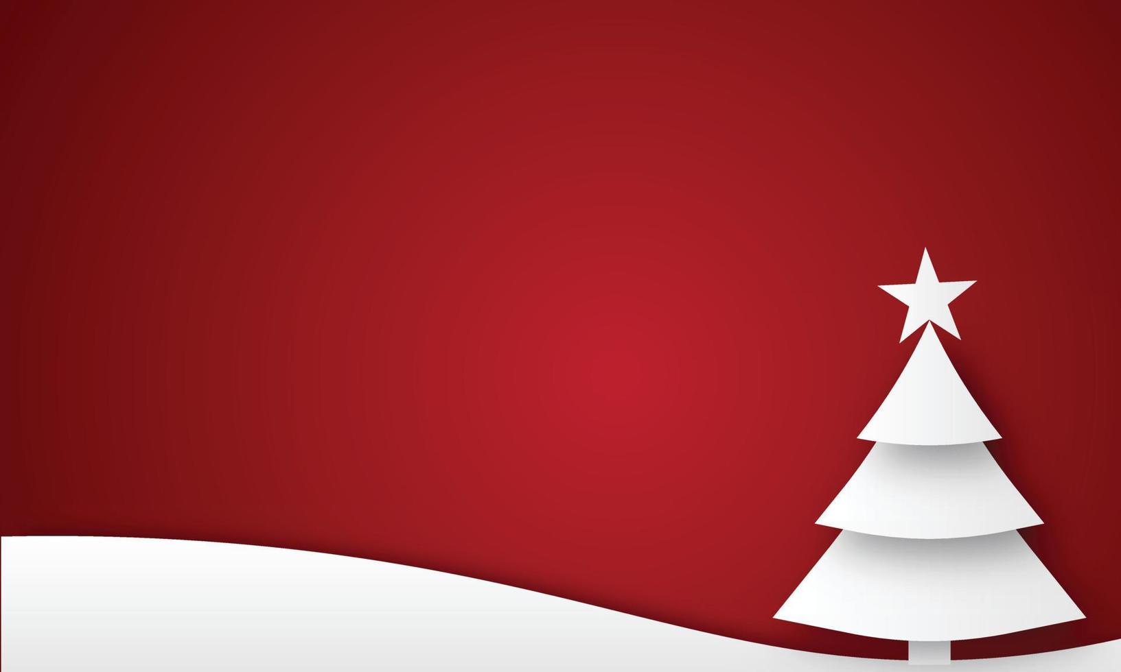 Christmas background with Christmas tree vector illustration.