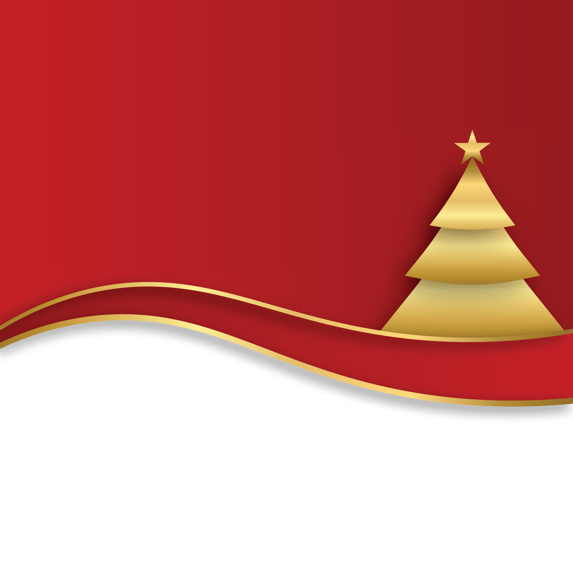 red and gold christmas background