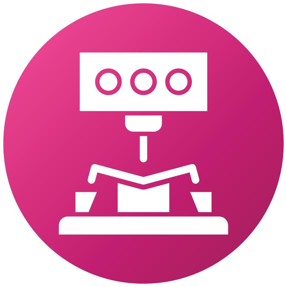 Bending Machine Icon Style vector
