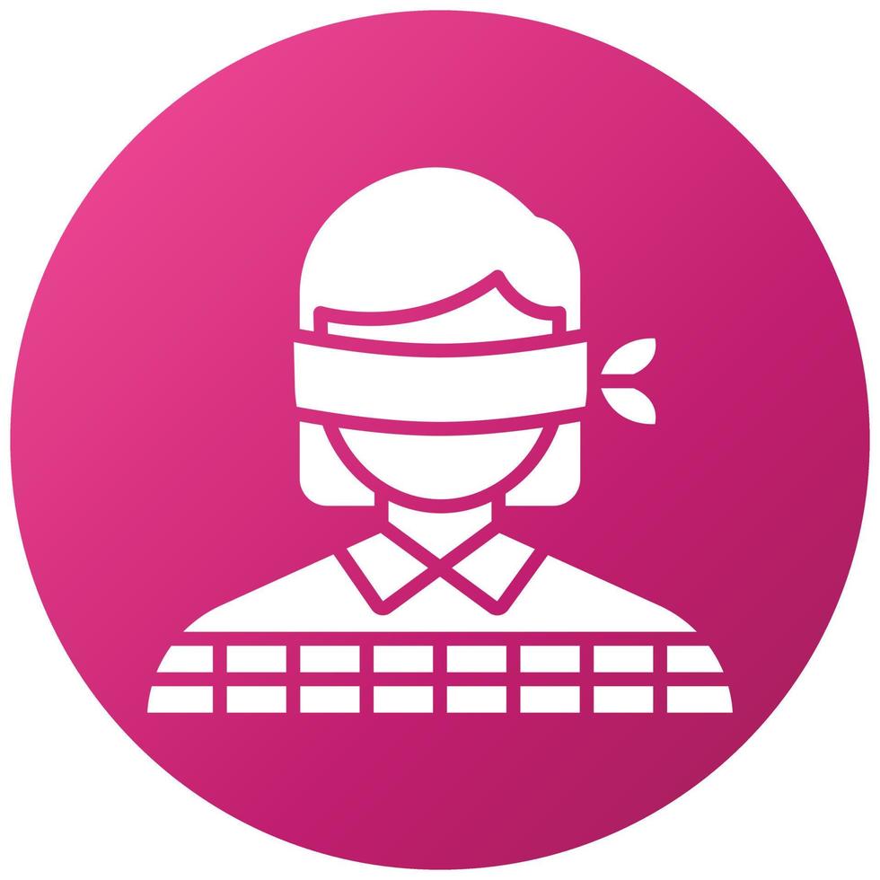 Hostage Icon Style vector