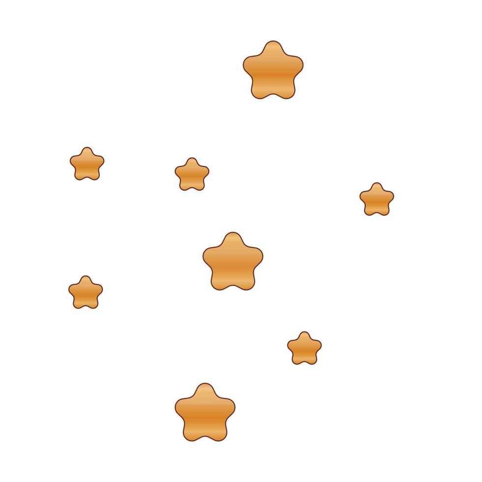 gradiente de oro estilo de lujo rico navidad año nuevo decoración de rayos de estrellas icono minimalista vector