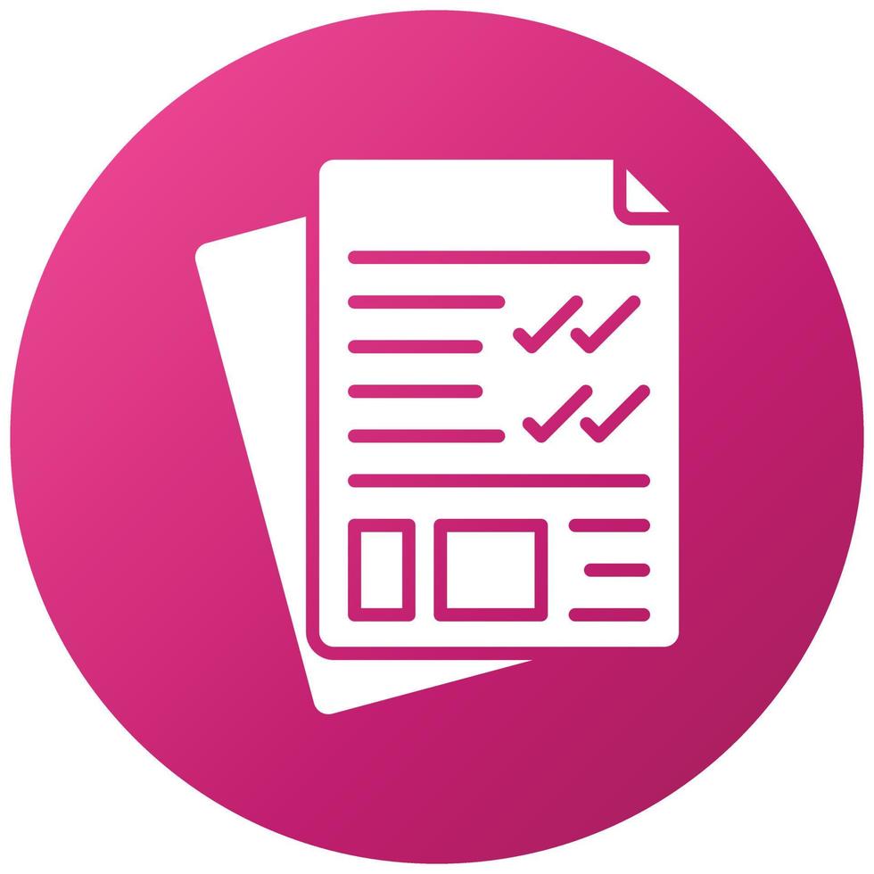 List Icon Style vector