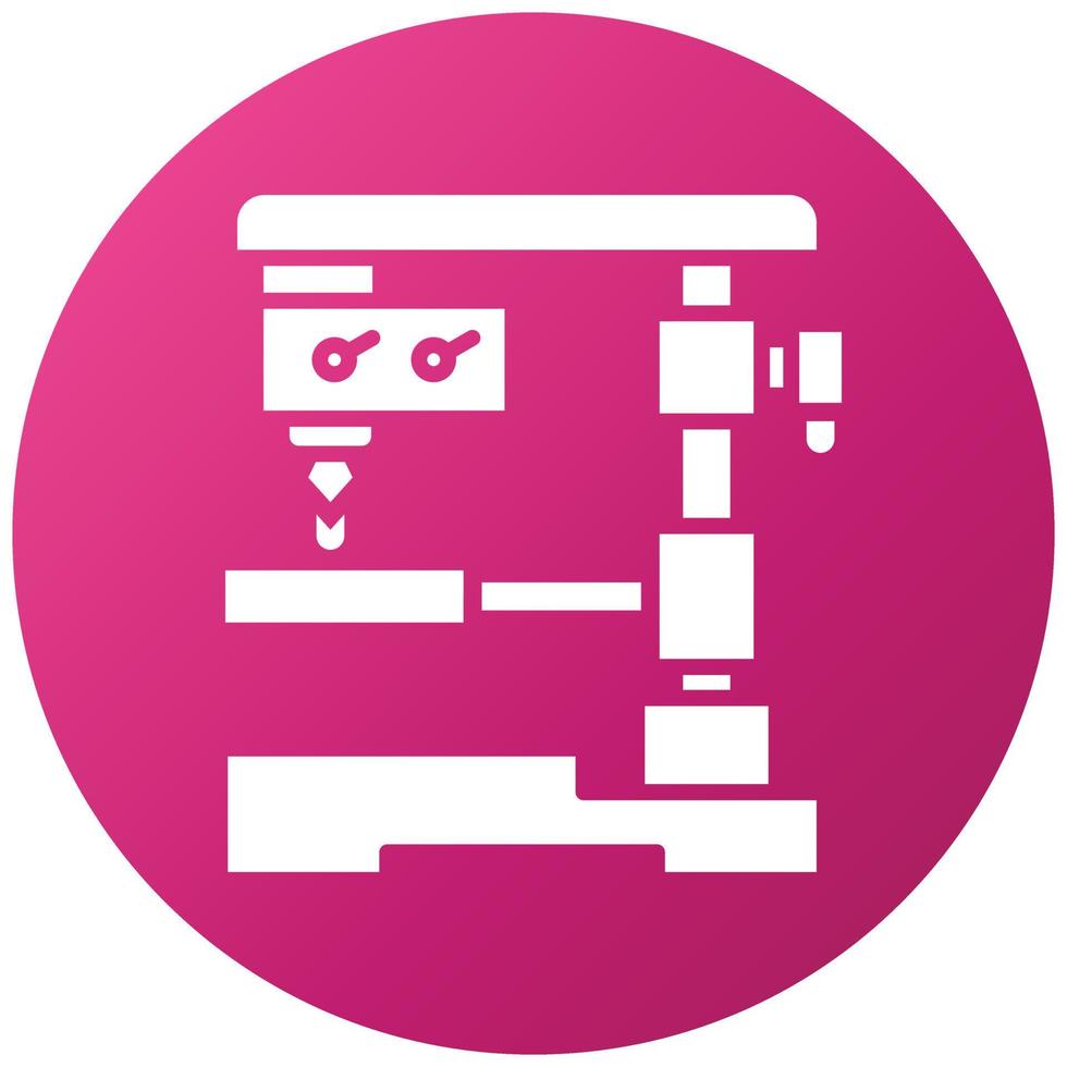 Automatic Drilling Icon Style vector