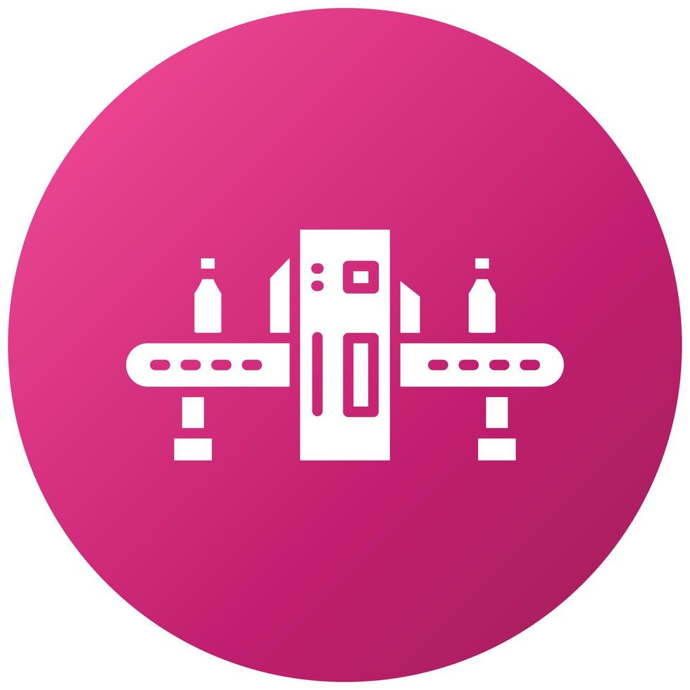 Automatic Conveyor Icon Style vector