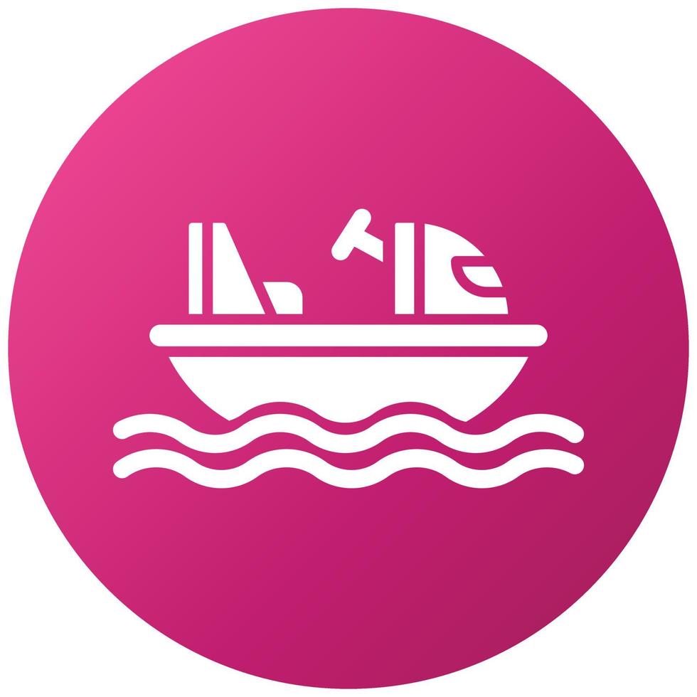 Bumper Boats Icon Style vector
