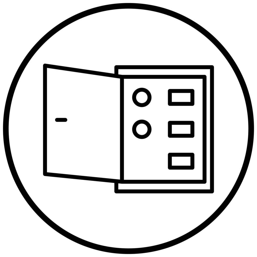 Fuse Box Icon Style vector