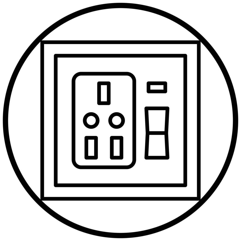 Socket Icon Style vector