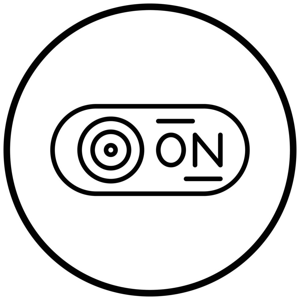 On Off Switch Icon Style vector