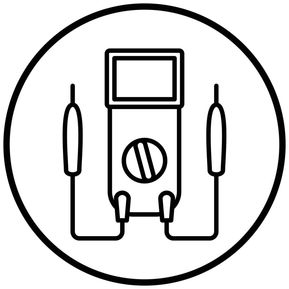 Multimeter Icon Style vector