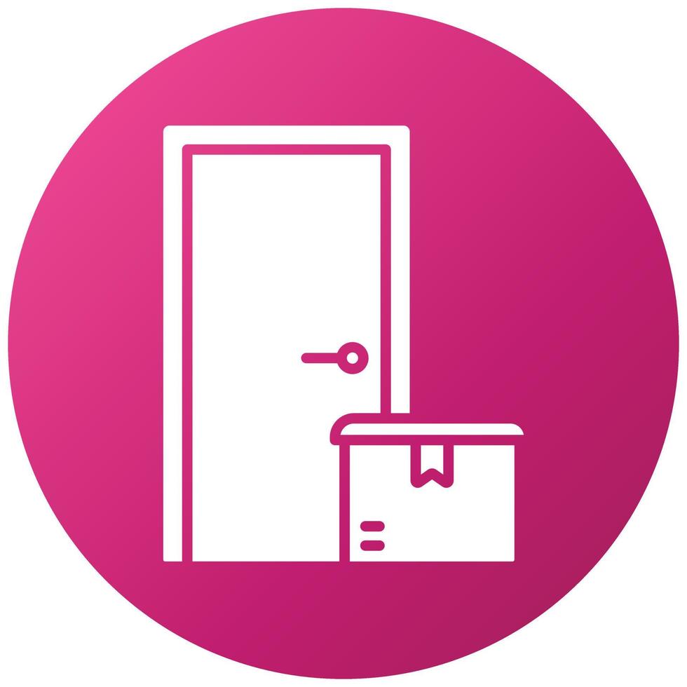 Door To Door Delivery Icon Style vector