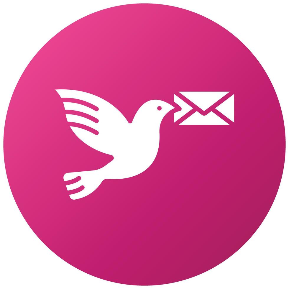 Pigeon Post Icon Style vector