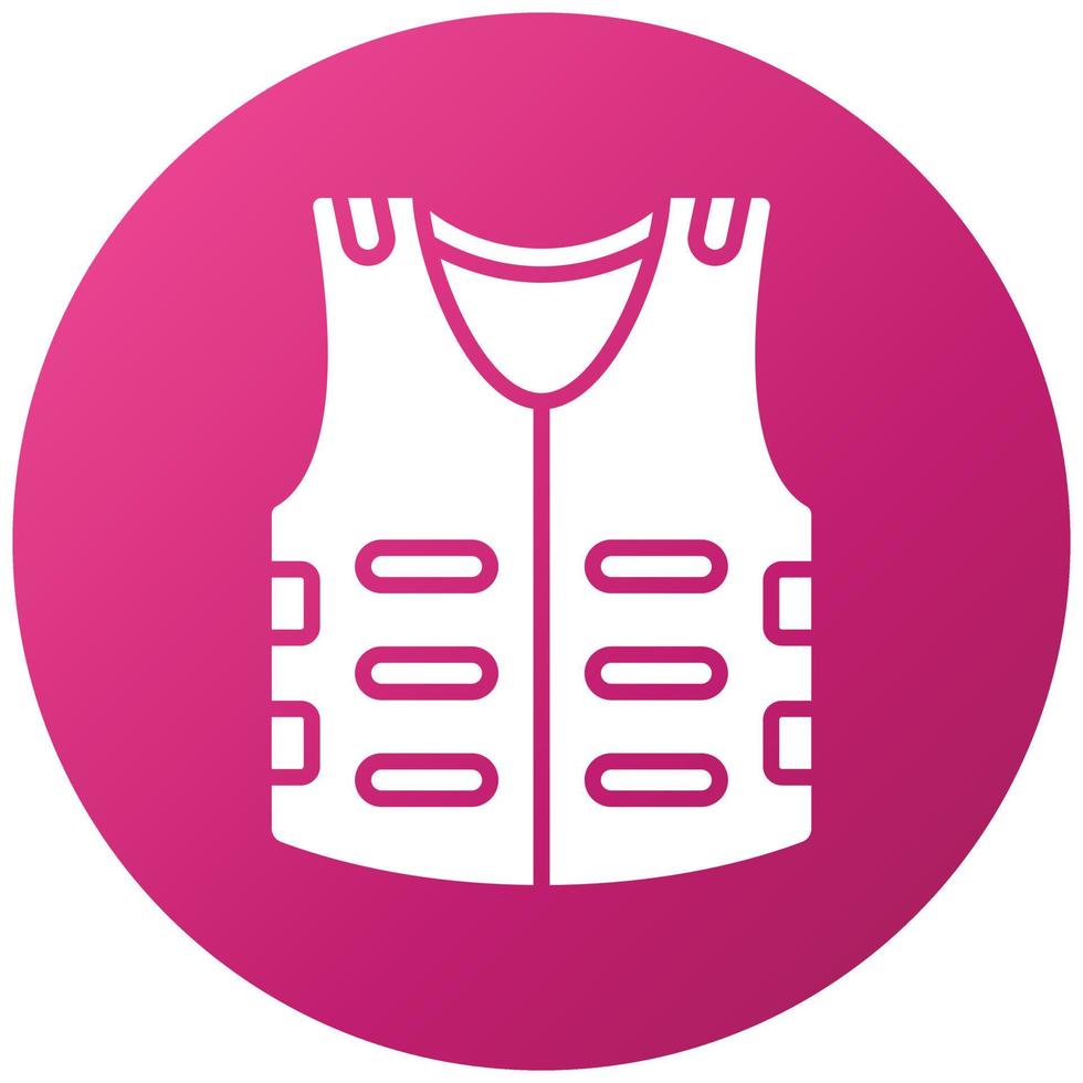 Body Armor Icon Style vector