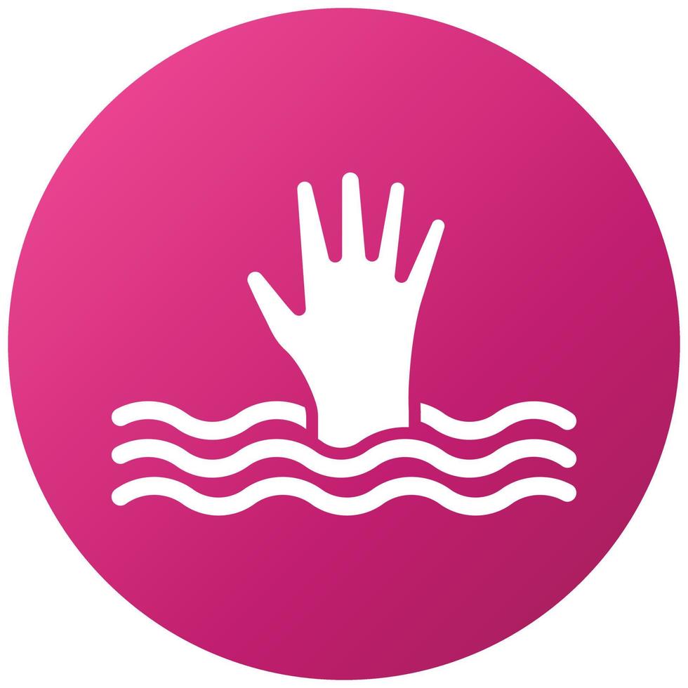 Drown Icon Style vector